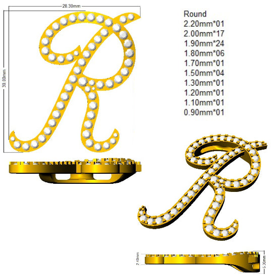SP6016-R — Pendant - 9k Yellow Gold detail