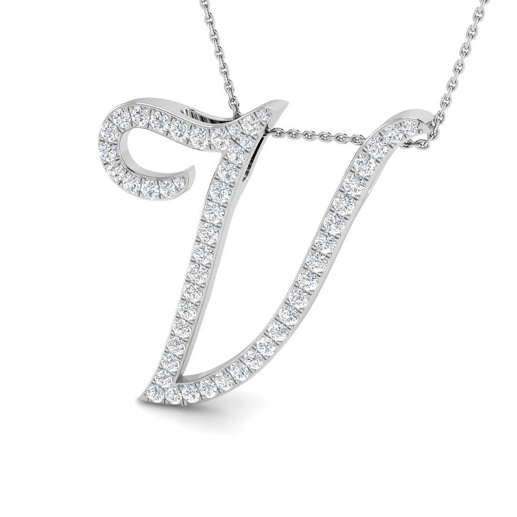 SP6016-V — Pendant - 9k White Gold