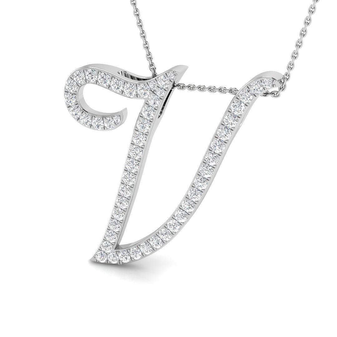 SP6016-V — Pendant - 9k White Gold