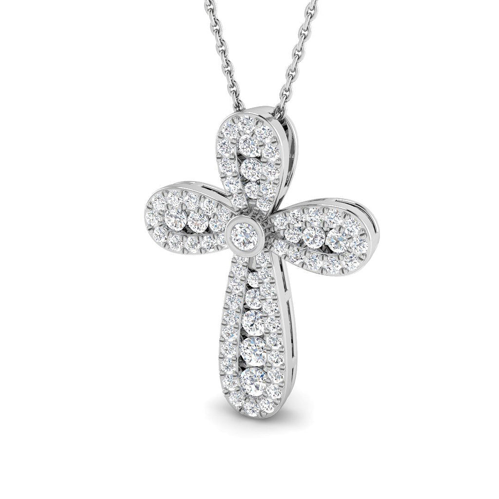 SP6026 — Cross - 9k White Gold