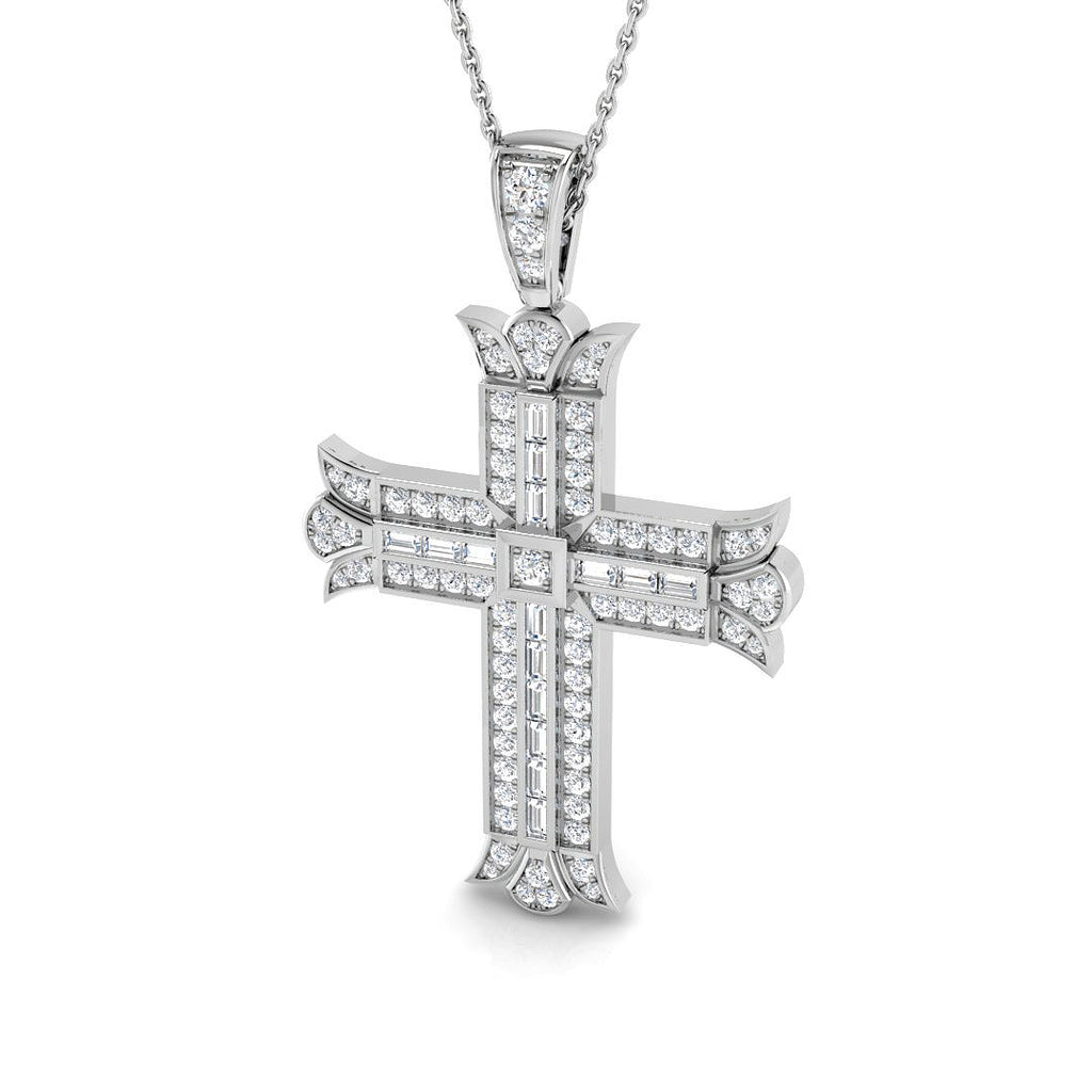 SP6038 — Cross - 9k White Gold