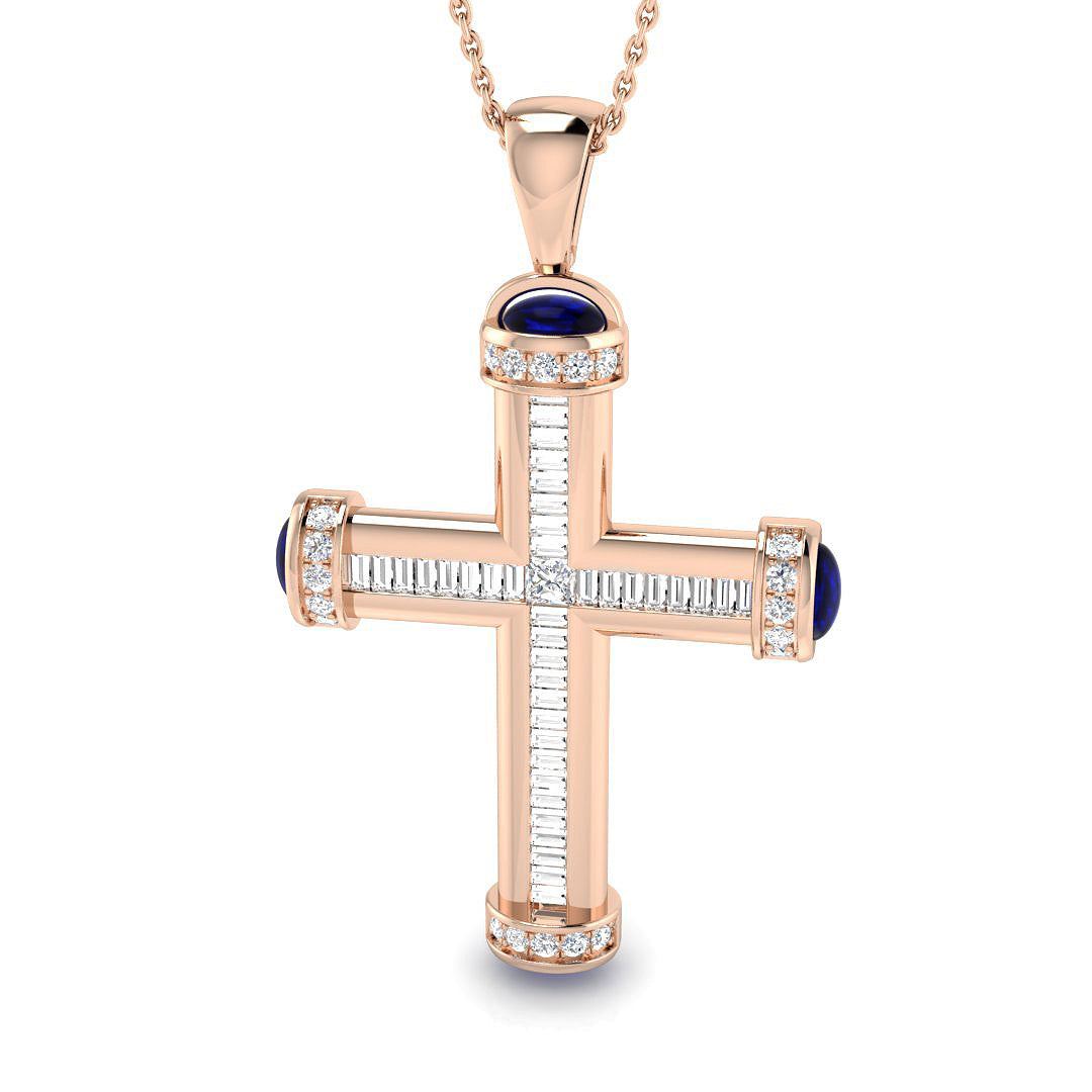 SP6040 — Cross - 9k Rose Gold