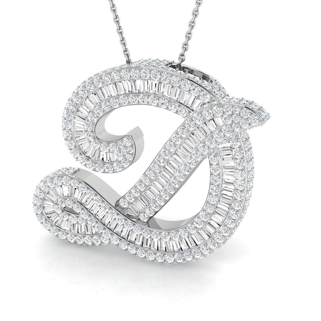 SP6069-D — Pendant - 9k White Gold