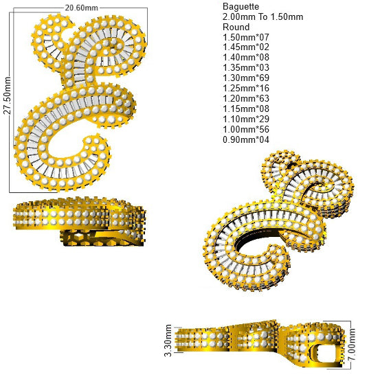 SP6069-E — Pendant - 9k Yellow Gold detail