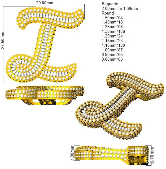 SP6069-I — Pendant - 9k Yellow Gold detail