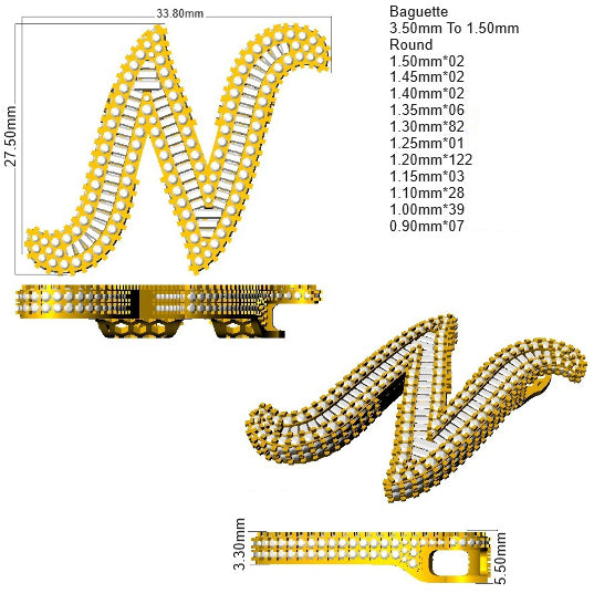 SP6069-N — Pendant - 9k Yellow Gold detail