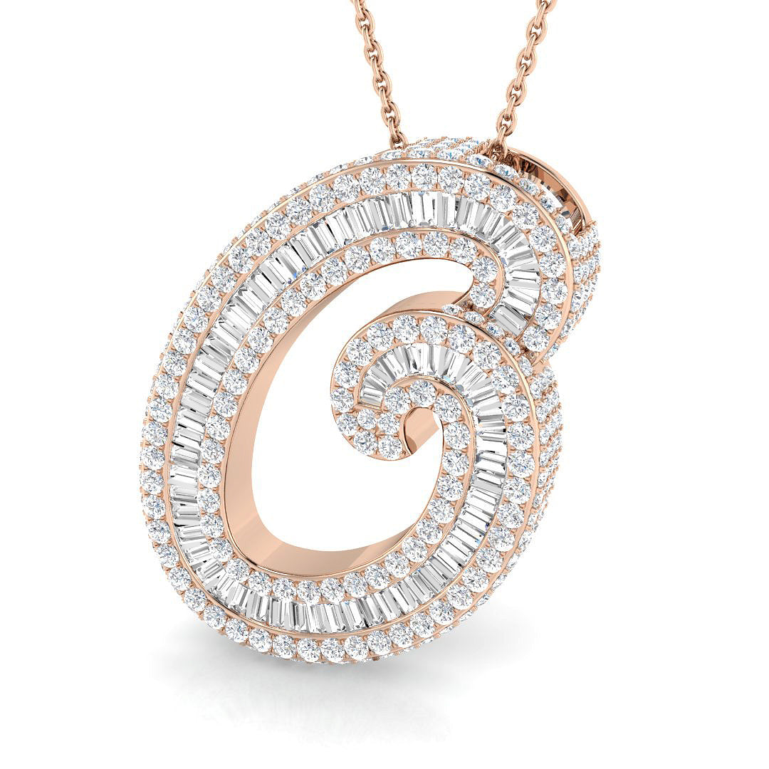 SP6069-O — Pendant - 9k Rose Gold