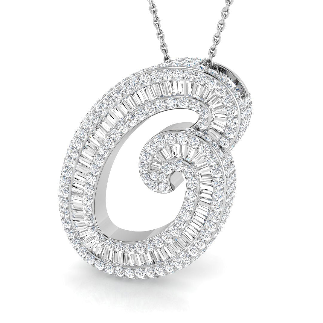 SP6069-O — Pendant - 9k White Gold
