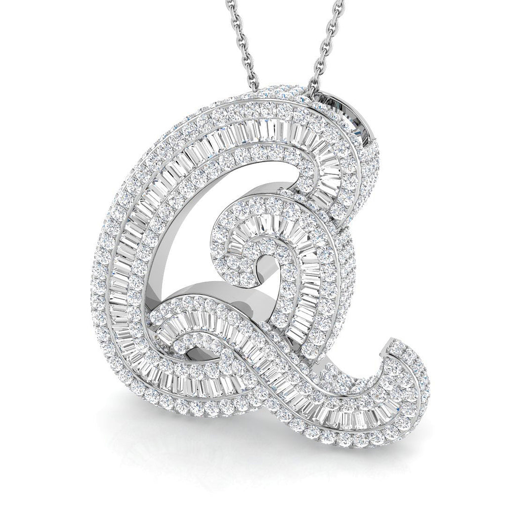SP6069-Q — Pendant - 9k White Gold