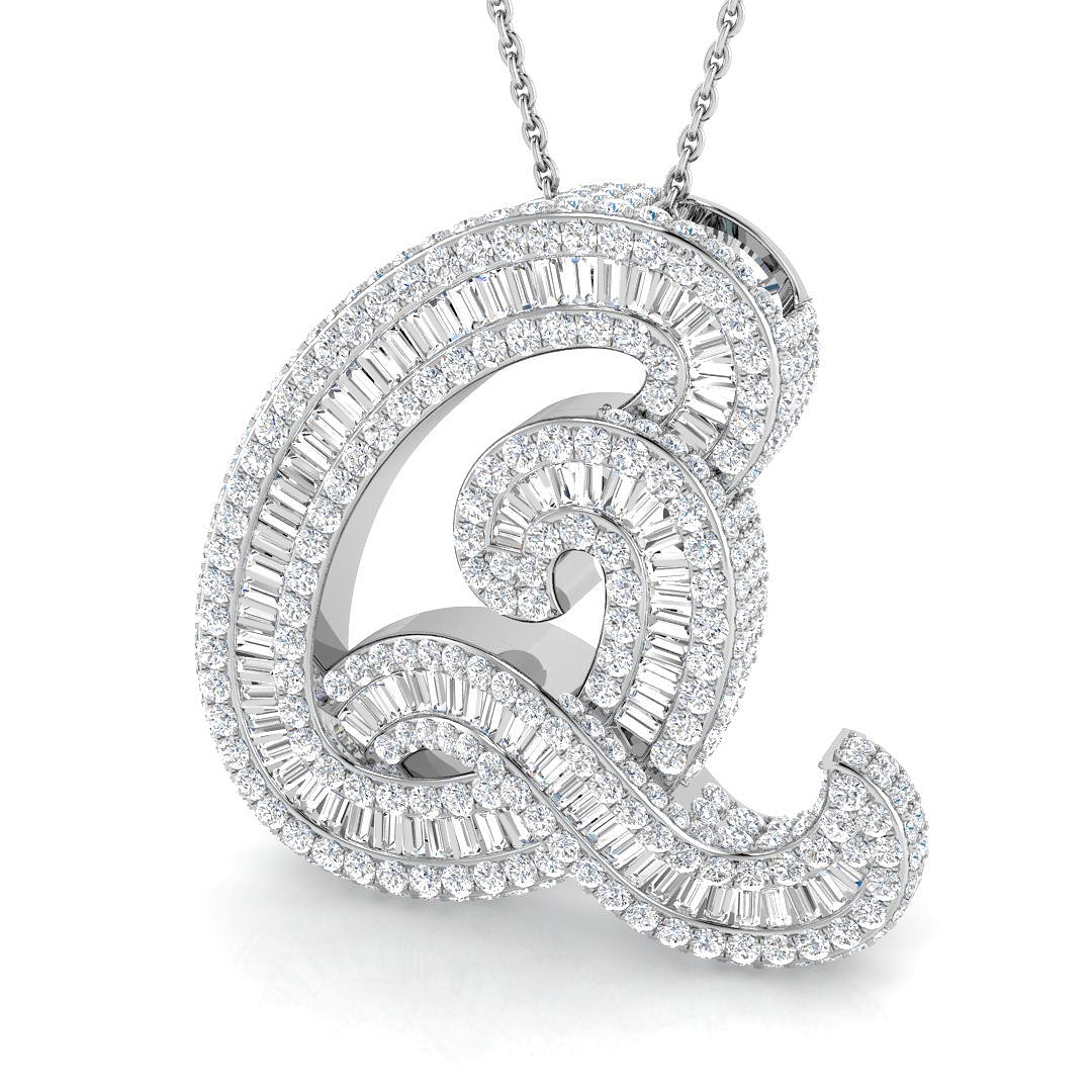 SP6069-Q — Pendant - 9k White Gold