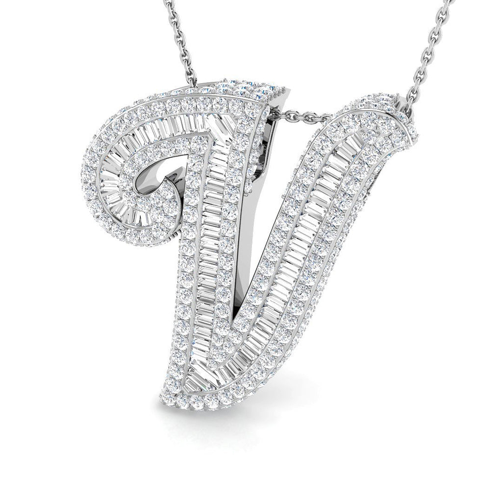 SP6069-V — Pendant - 9k White Gold
