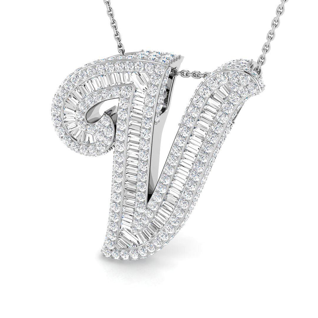 SP6069-V — Pendant - 9k White Gold