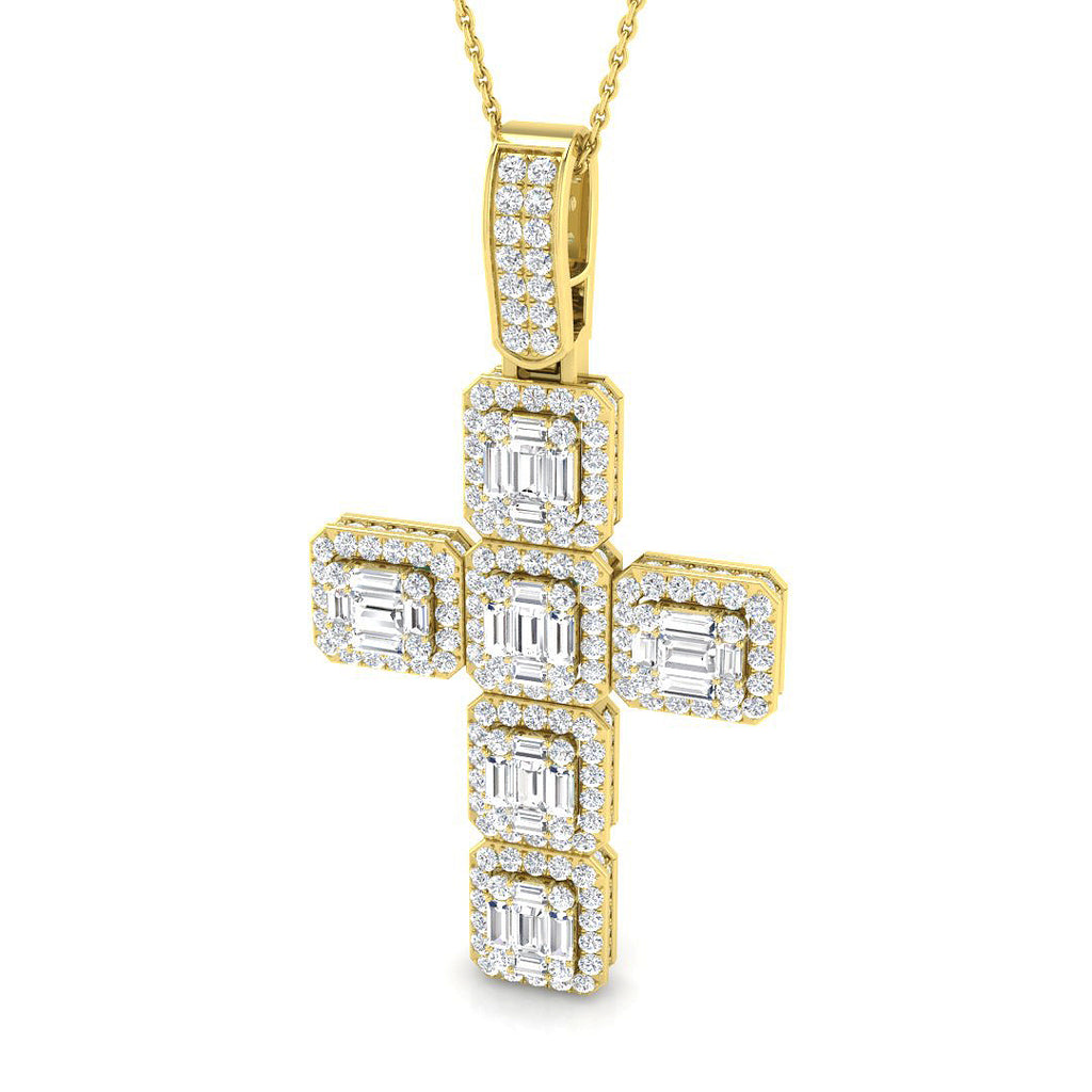SP6091 — Cross - 9k Yellow Gold