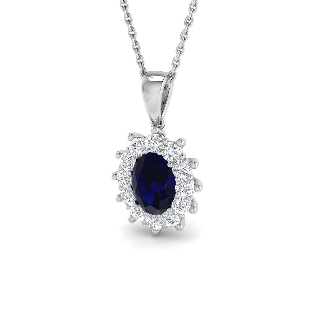 SP6134 — Pendant - 18k White Gold