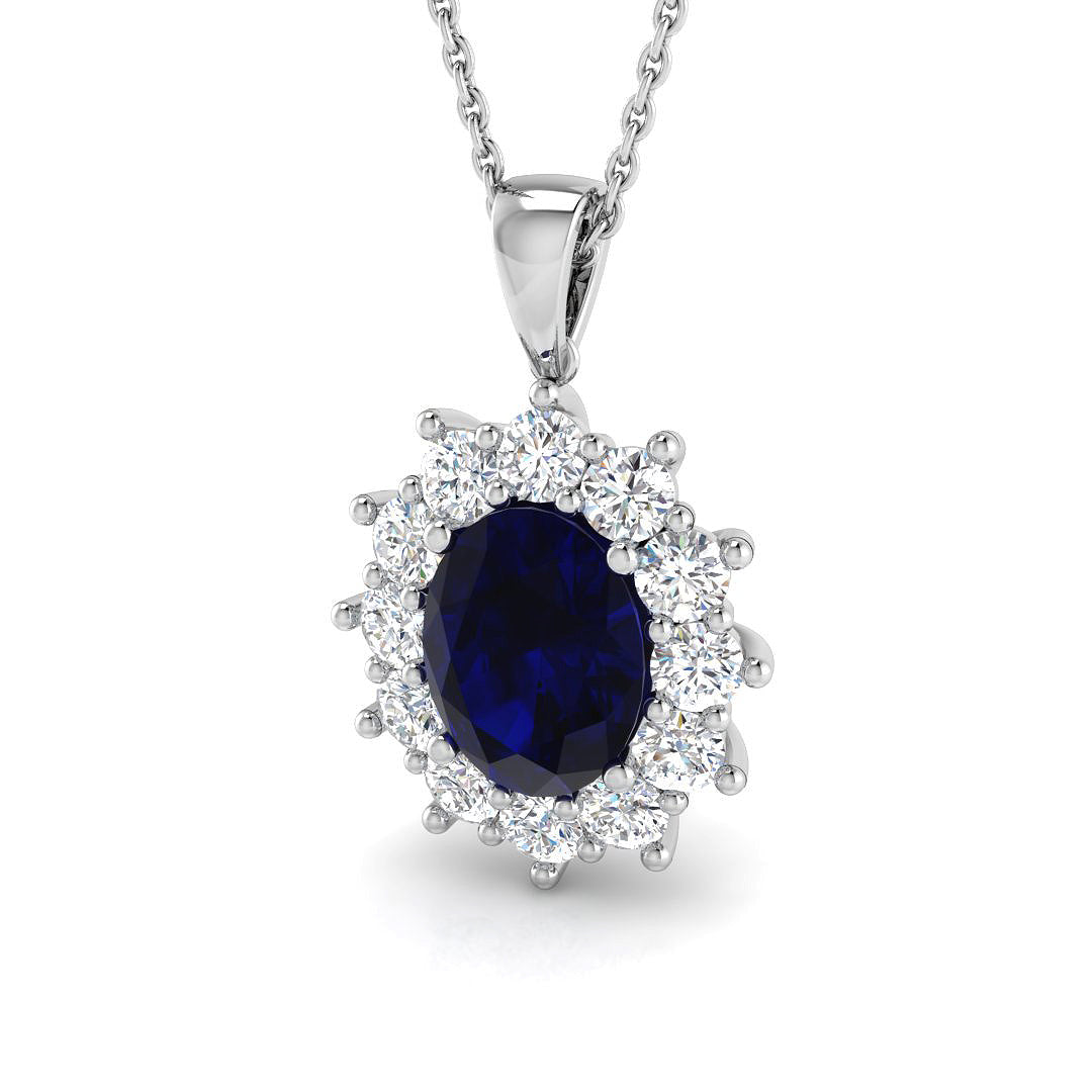 SP6135 — Pendant - 9k White Gold