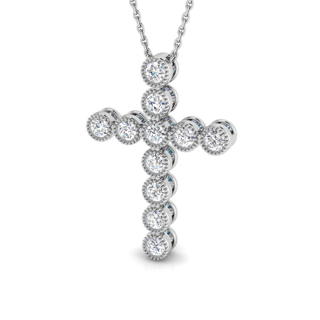 SP6138 — Cross - 9k White Gold