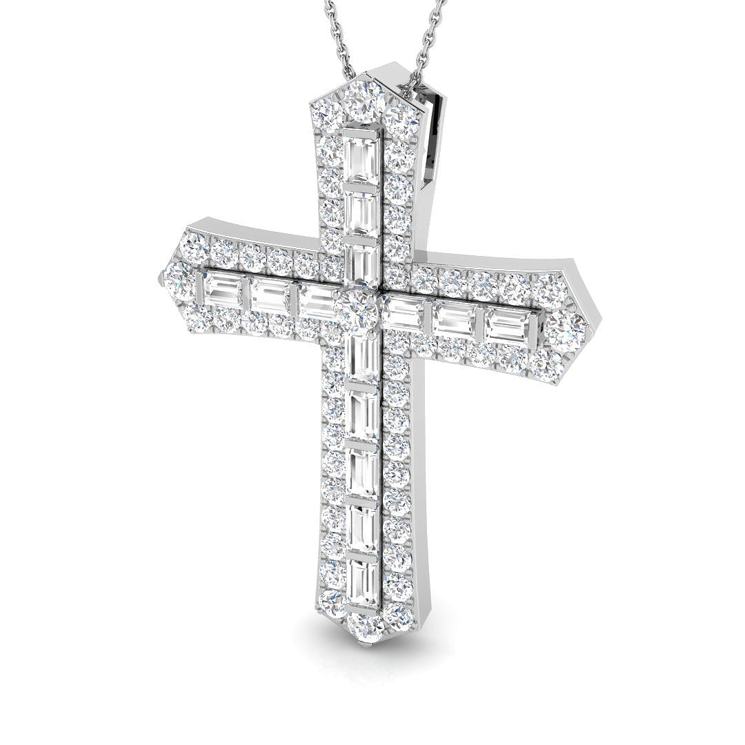 SP6144 — Cross - 9k White Gold