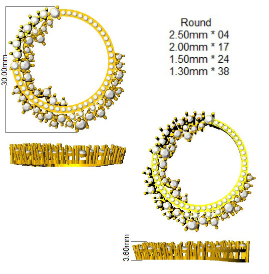 SP6158 — Pendant - 9k Yellow Gold detail