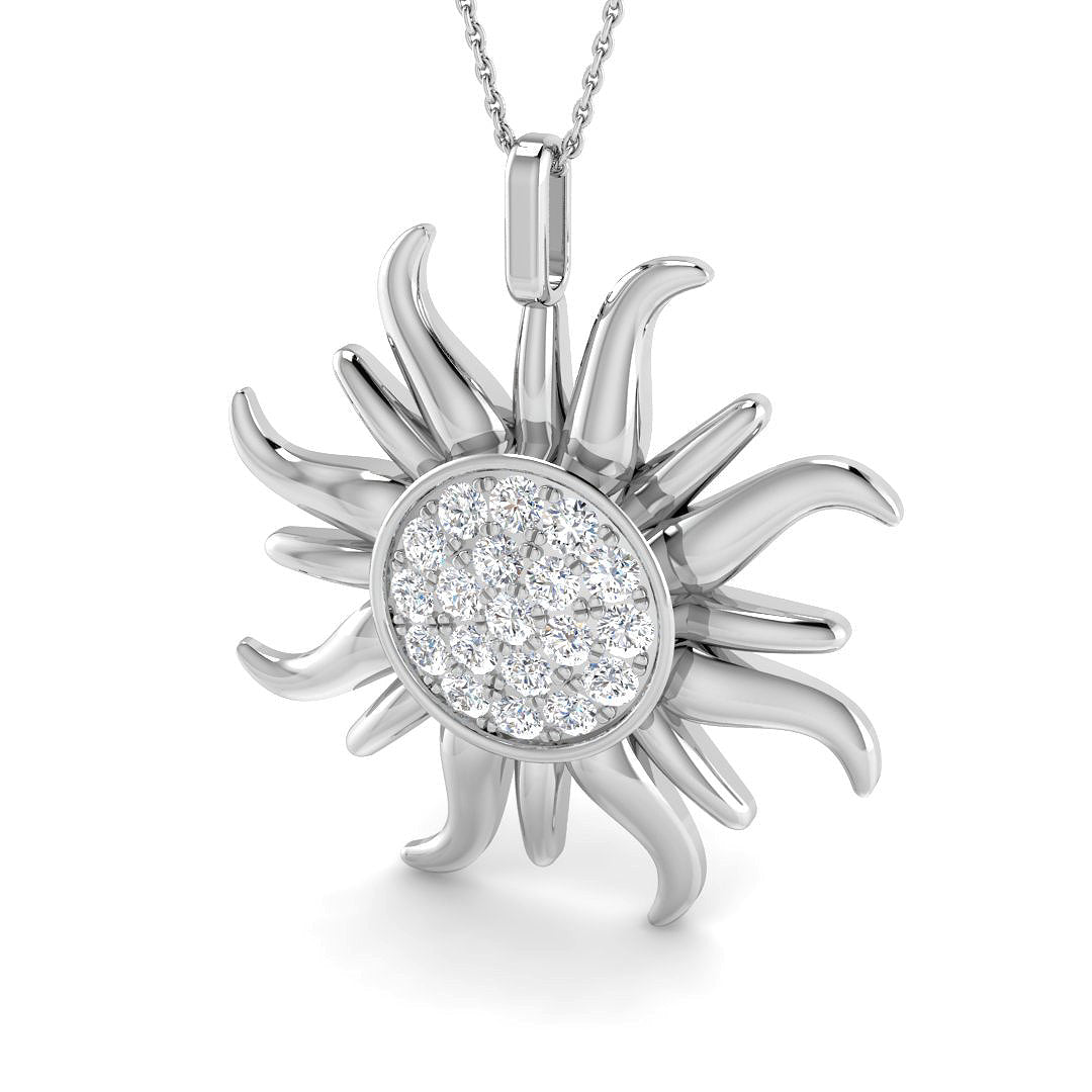 SP6186 — Pendant - 9k White Gold