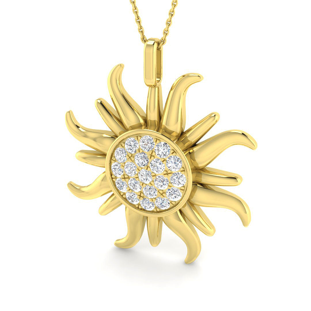 SP6186 — Pendant - 9k Yellow Gold