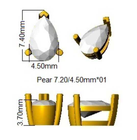 SP6198 — Pendant - 9k Yellow Gold detail