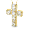SP6209 — Cross - 9k Yellow Gold