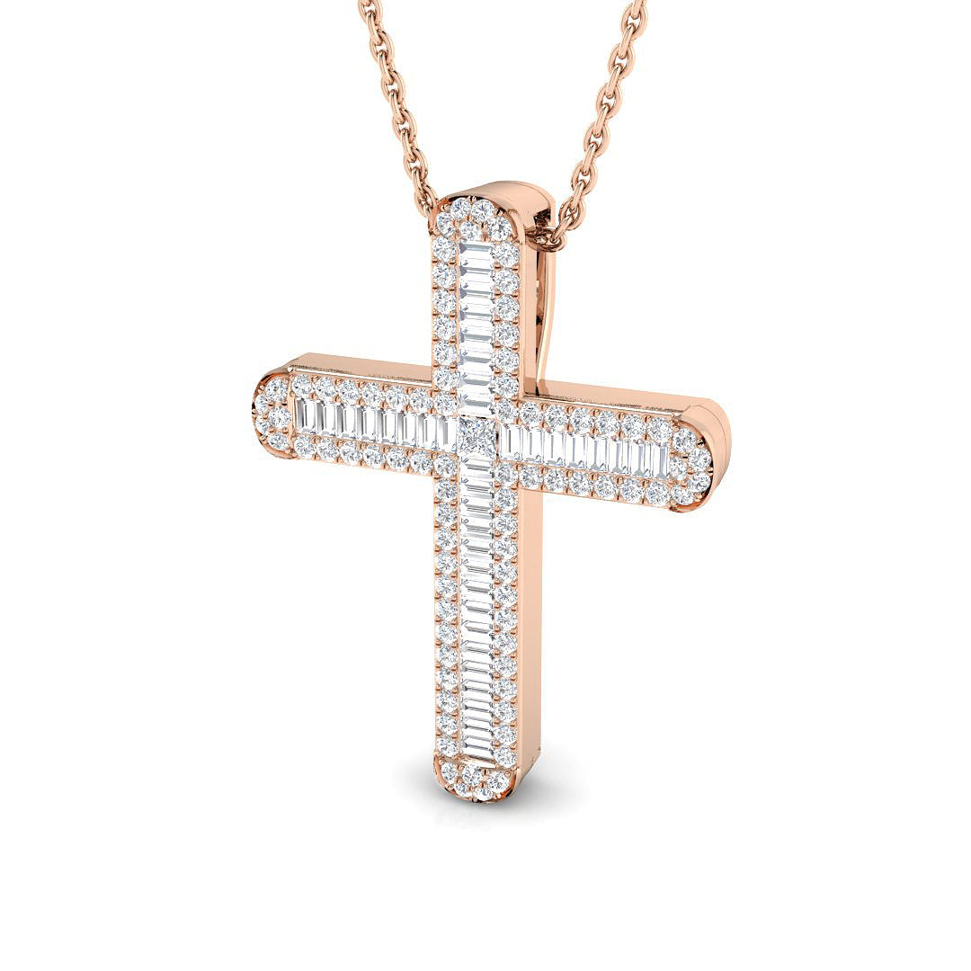 SP6246 — Cross - 9k Rose Gold