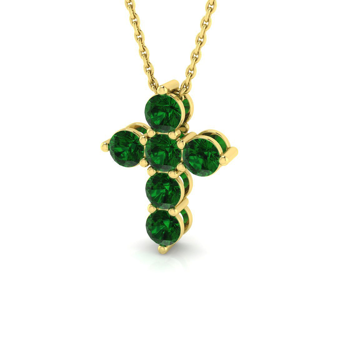 SP6255 — Cross - 18k Yellow Gold