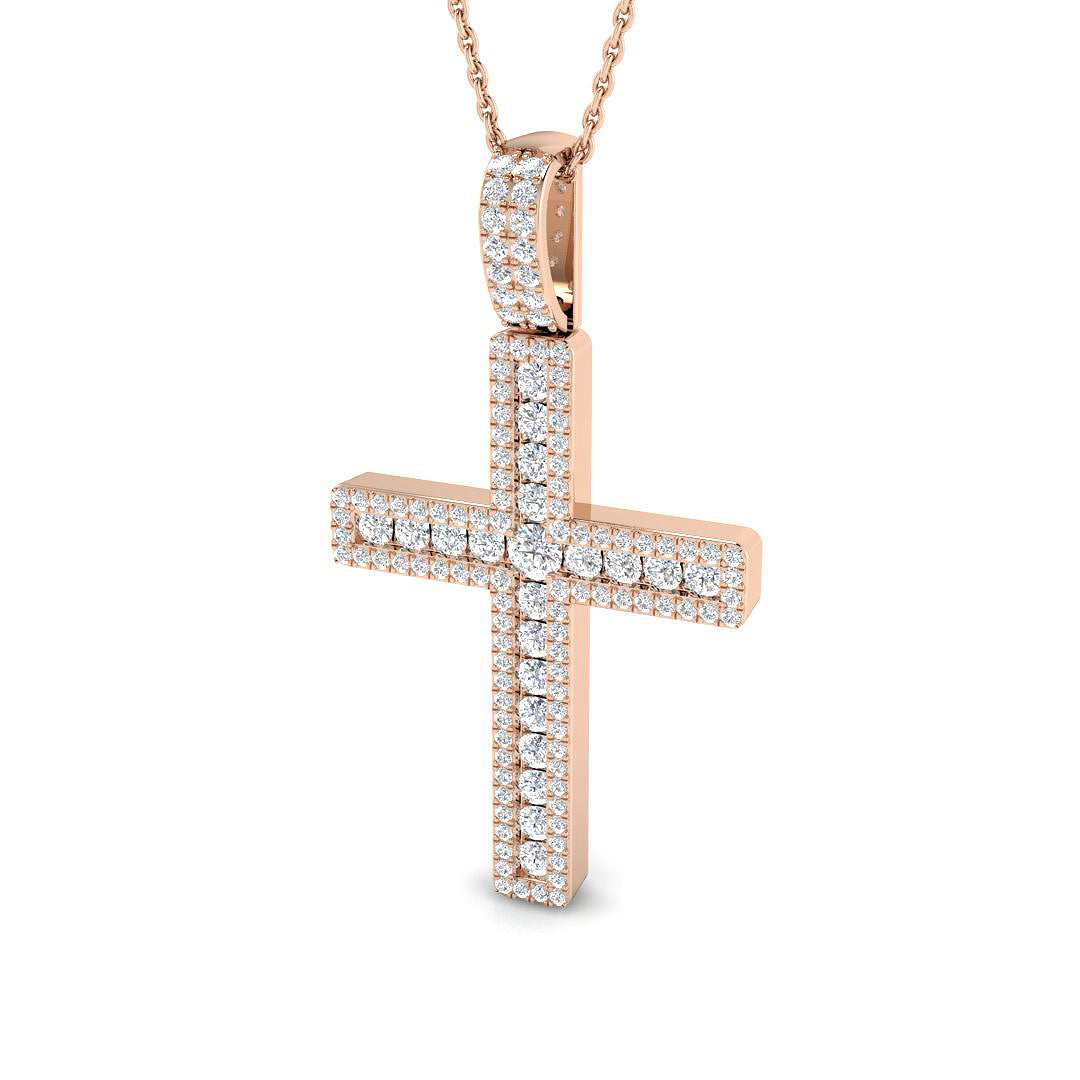 SP6299 — Cross - 9k Rose Gold