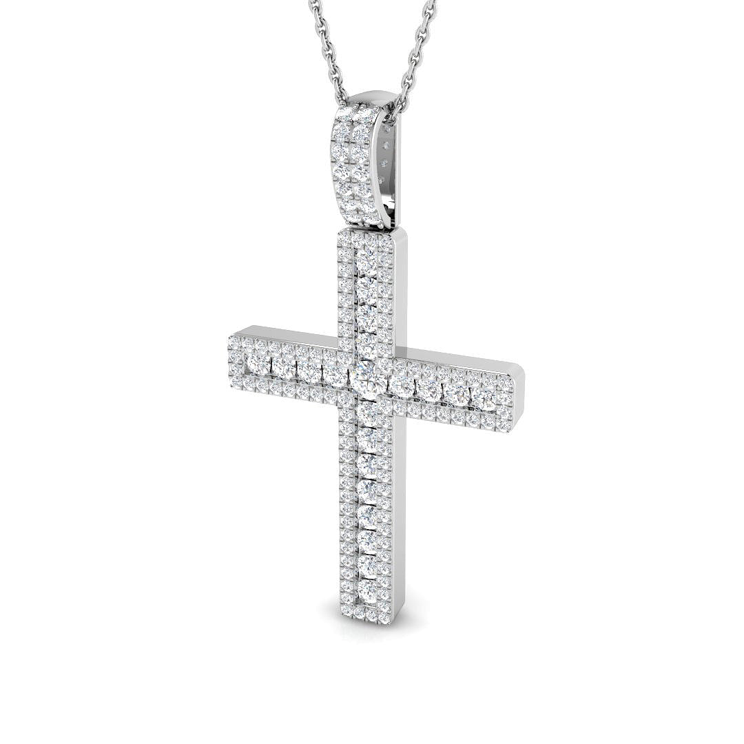 SP6299 — Cross - 9k White Gold