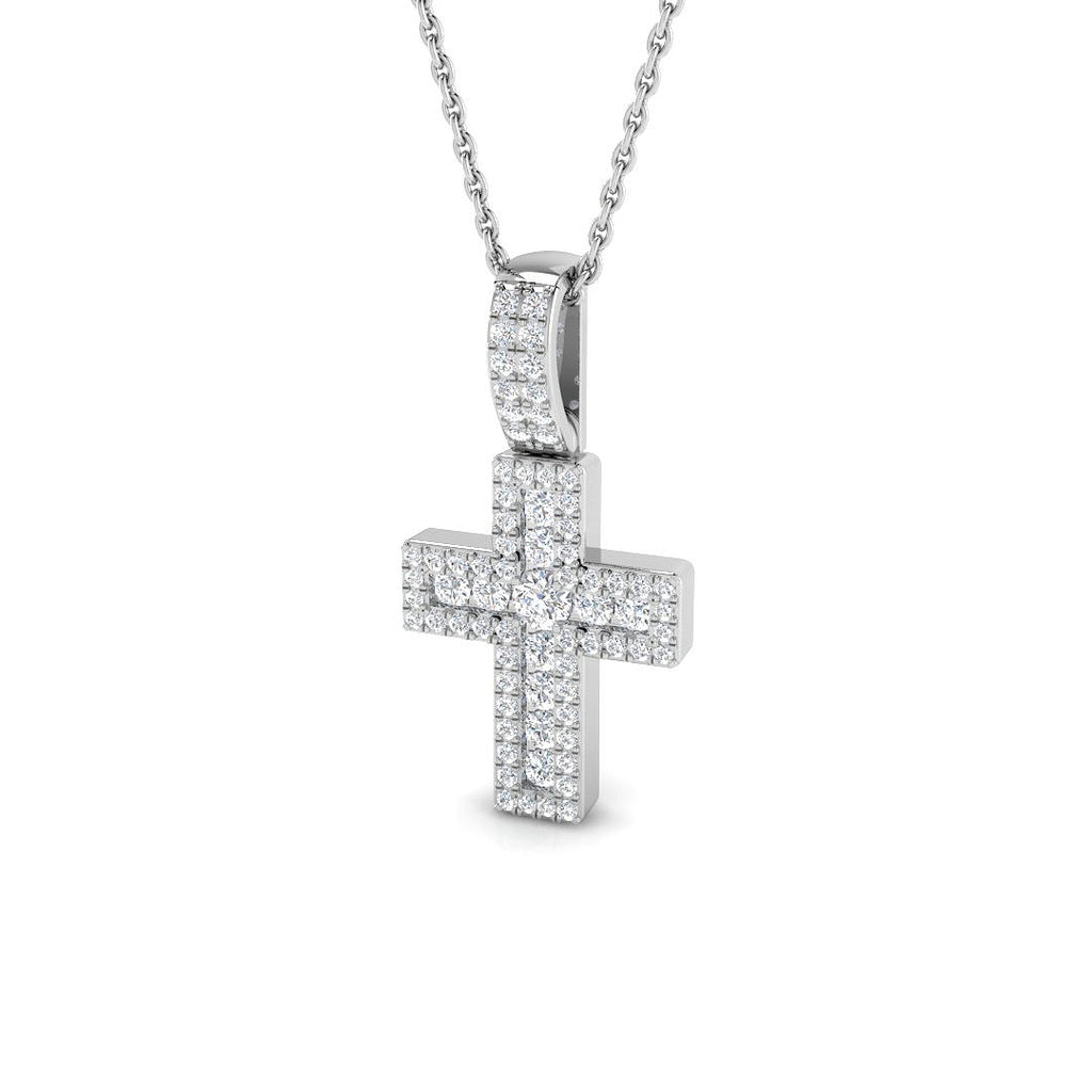 SP6301 — Cross - 9k White Gold