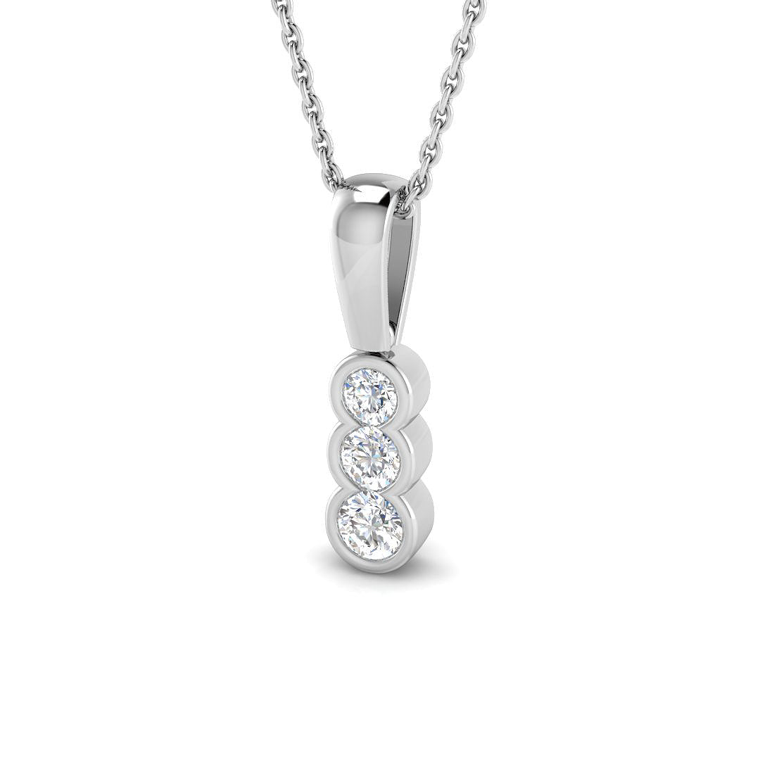 SP6303 — Pendant - 9k White Gold