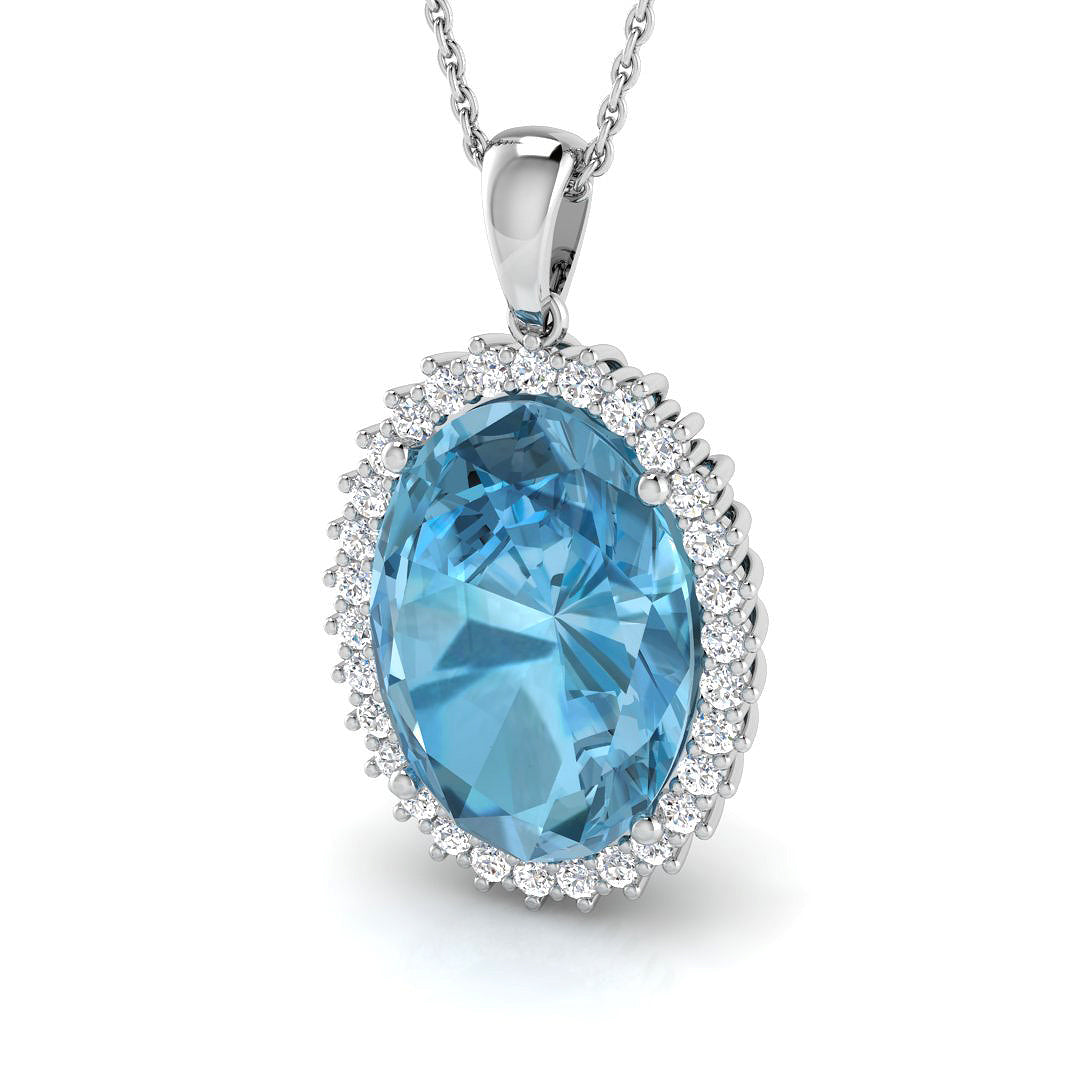 SP6336 — Pendant - 9k White Gold