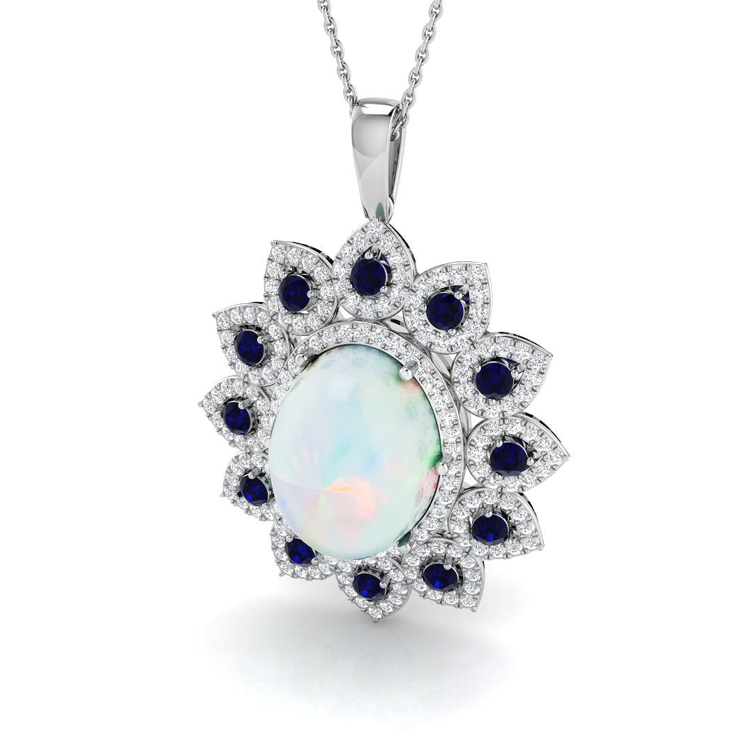 SP6408 — Pendant - 9k White Gold