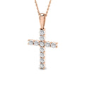 SP6409 — Cross - 9k Rose Gold