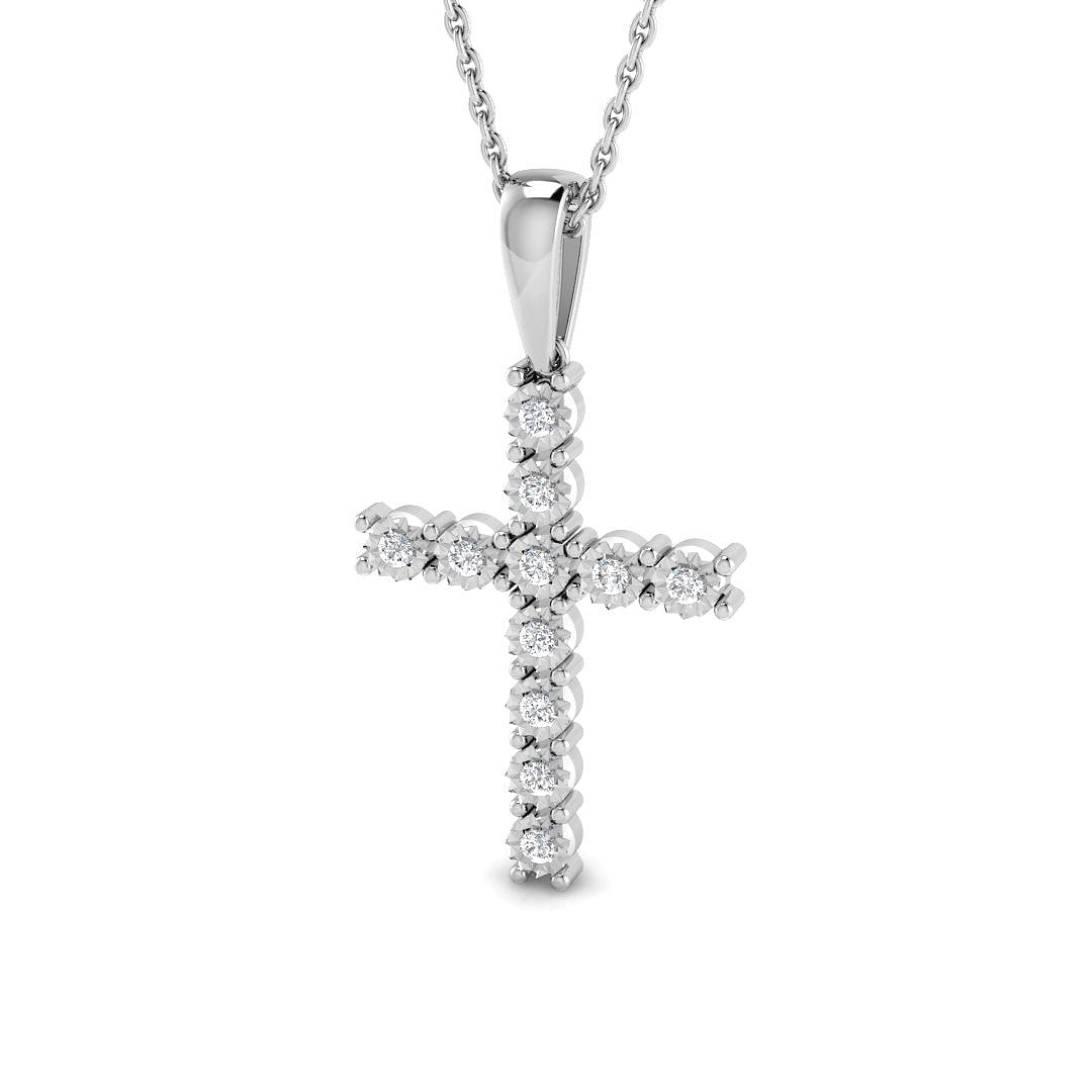 SP6409 — Cross - 9k White Gold
