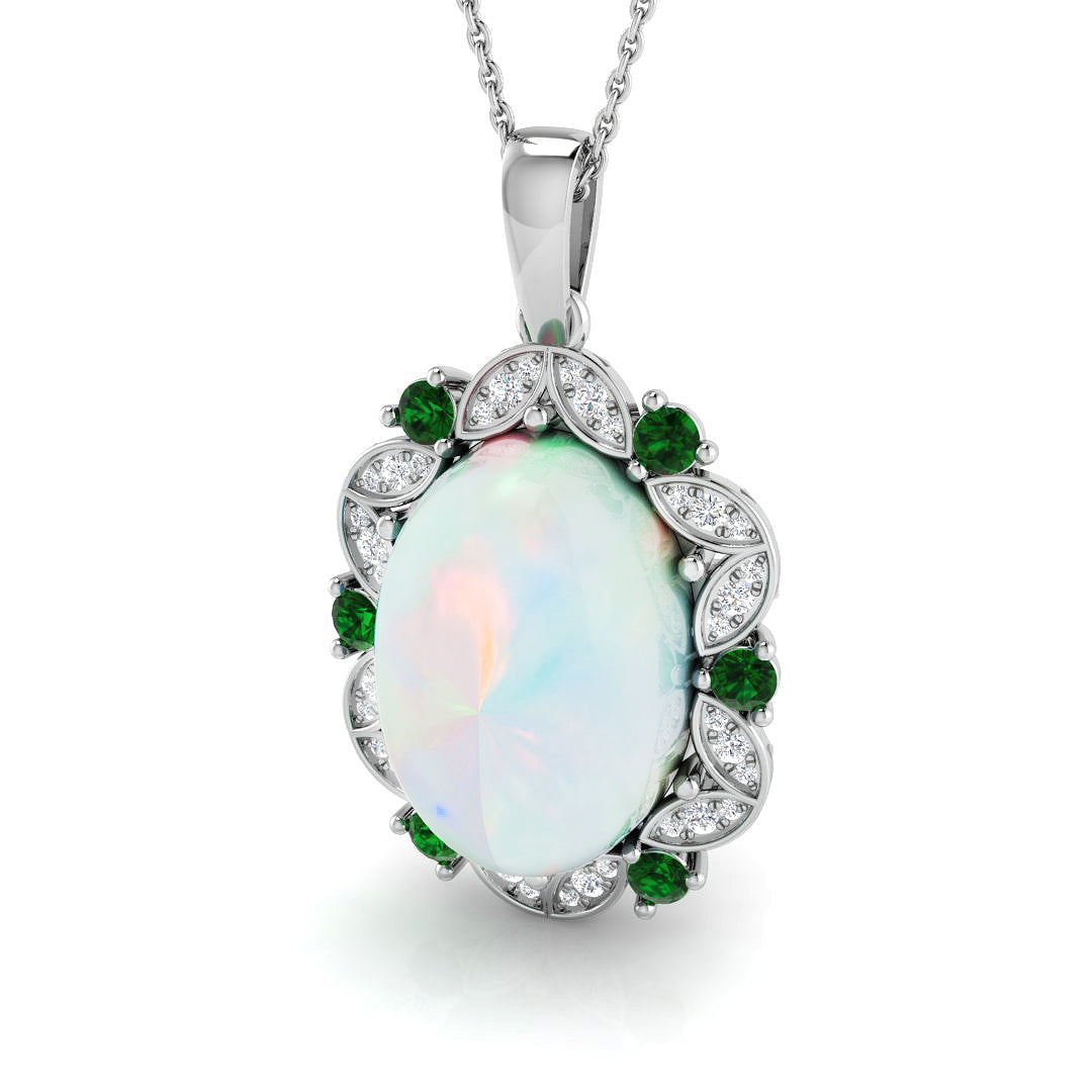 SP6432 — Pendant - 9k White Gold