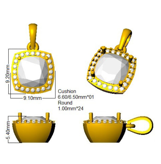 SP6475 — Pendant - 9k Yellow Gold detail