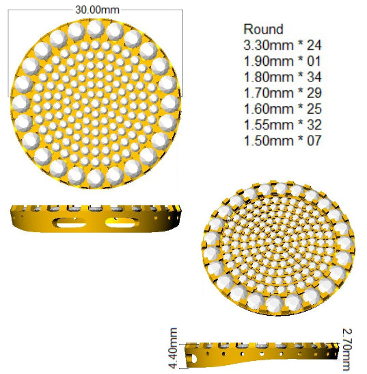 SP6494 — Pendant - 9k Yellow Gold detail