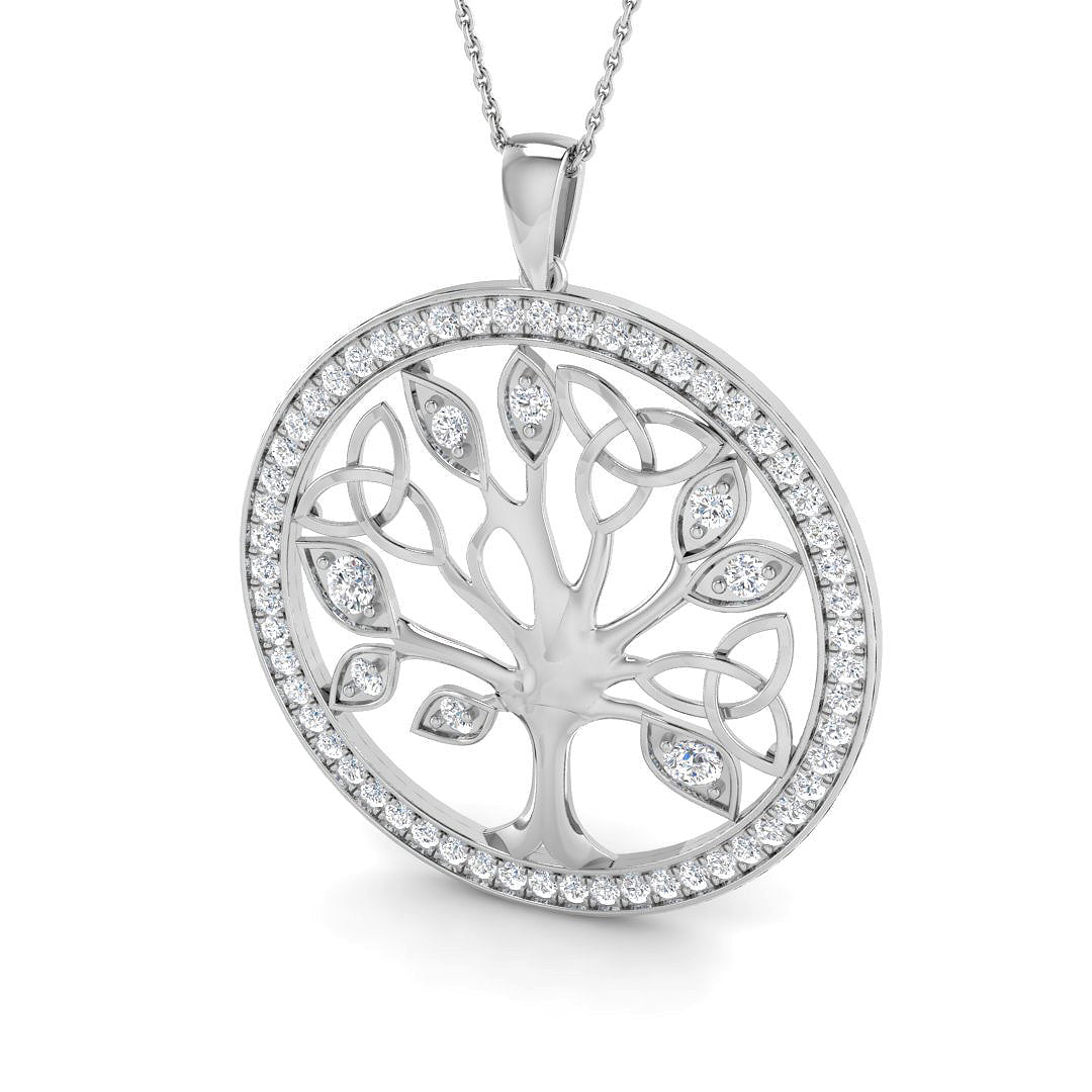 SP6510 — Pendant - 9k White Gold