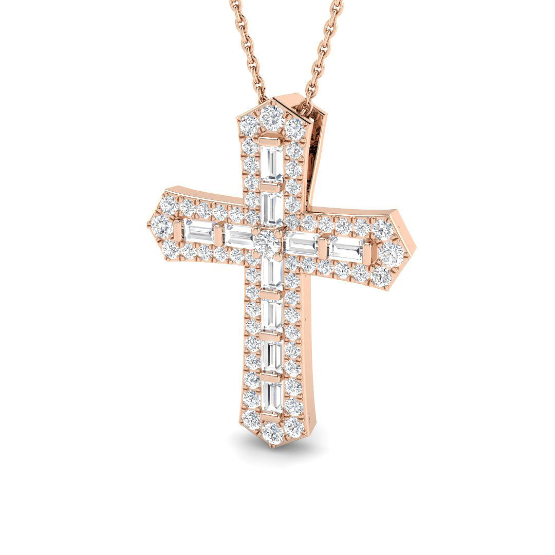 SP6511 — Cross - 9k Rose Gold