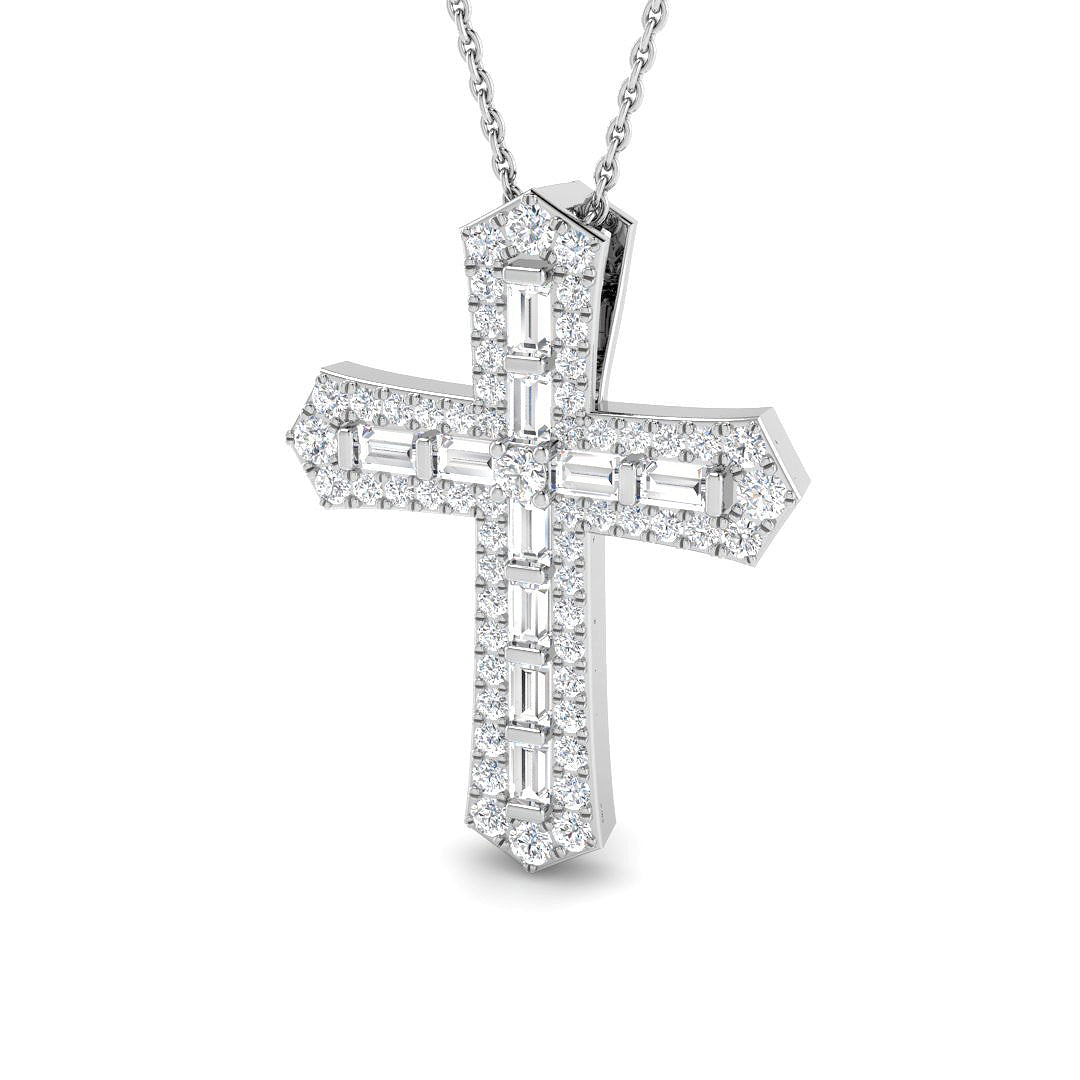 SP6511 — Cross - 9k White Gold