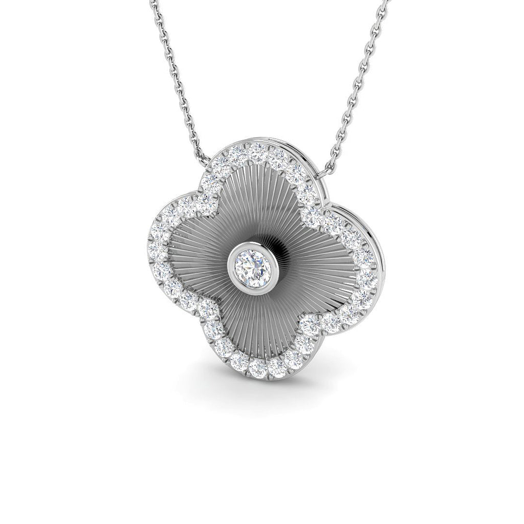 SP6525 — Necklace - 9k White Gold