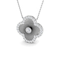 SP6525 — Necklace - 9k White Gold