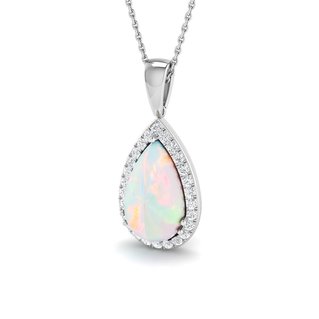 SP6550 — Pendant - 9k White Gold