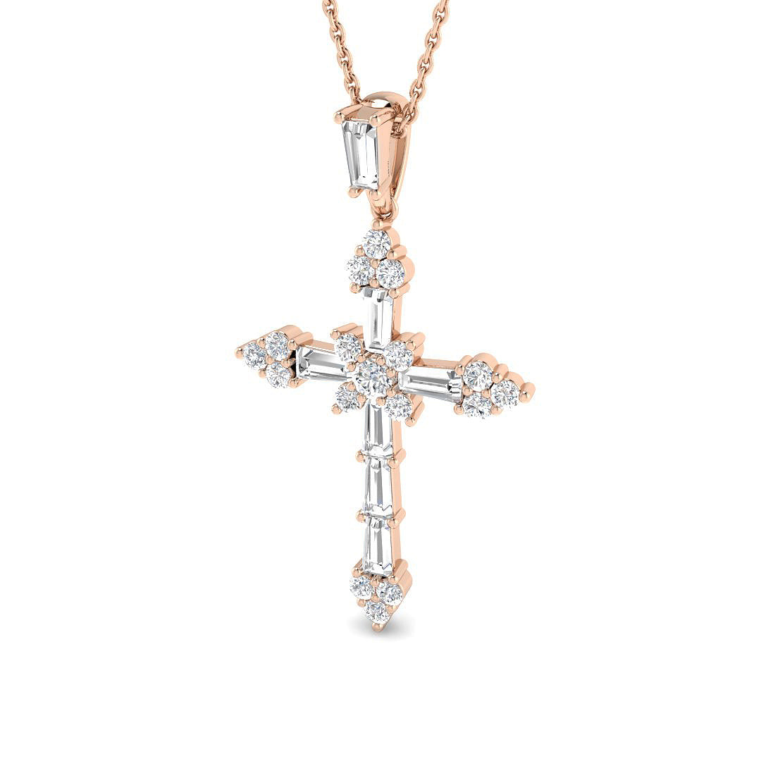 SP6581 — Cross - 9k Rose Gold