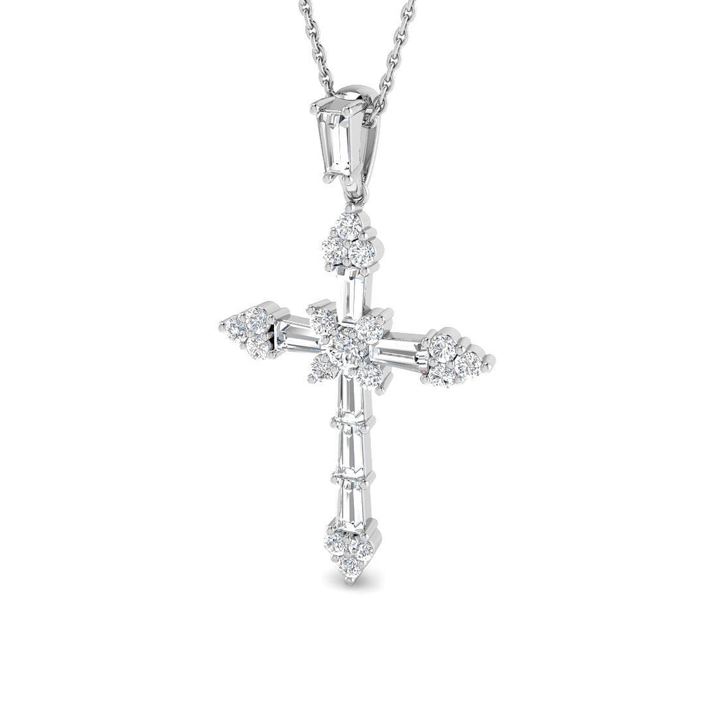 SP6581 — Cross - 9k White Gold