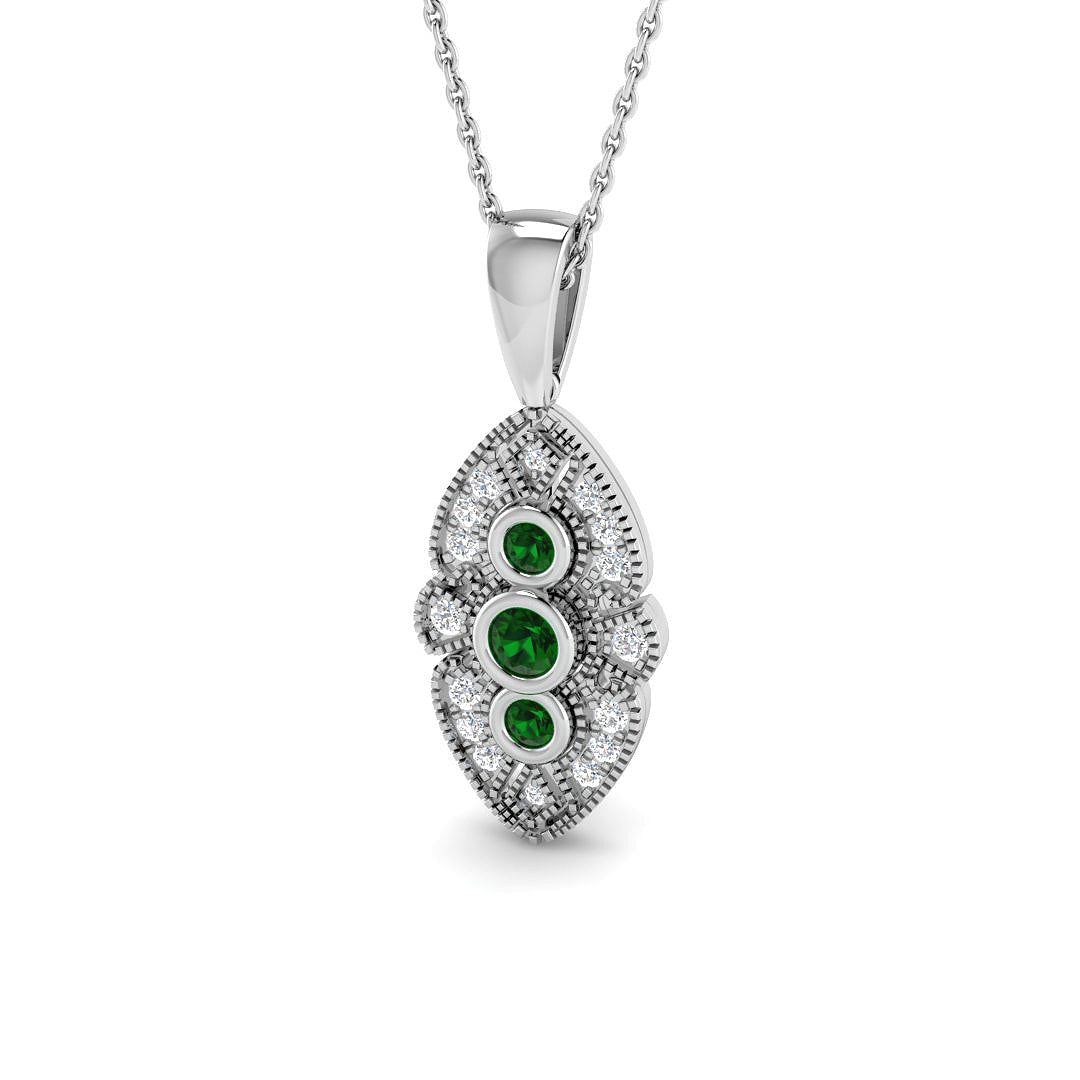 SP6590 — Pendant - 9k White Gold