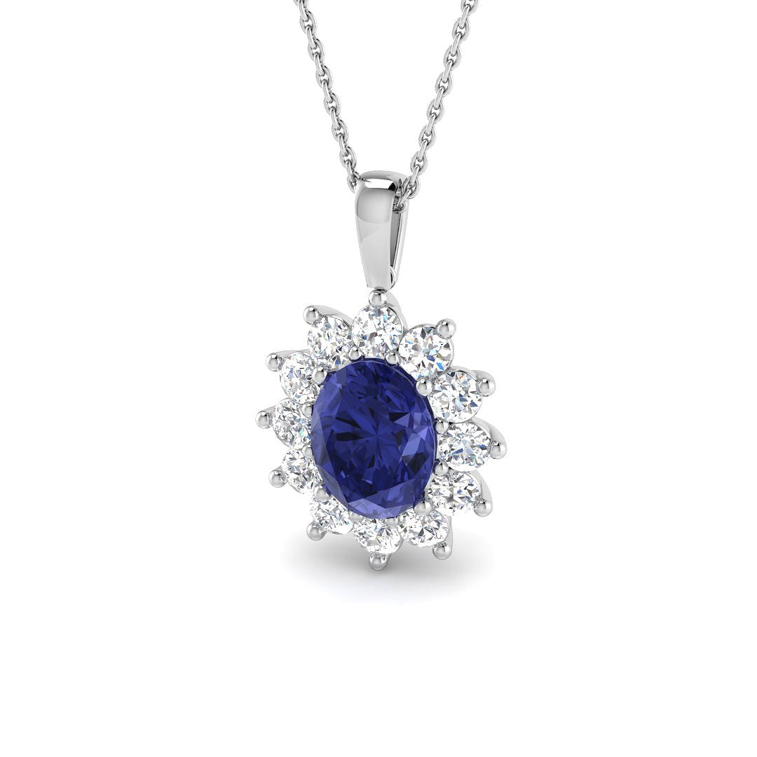 SP6608 — Pendant - 9k White Gold