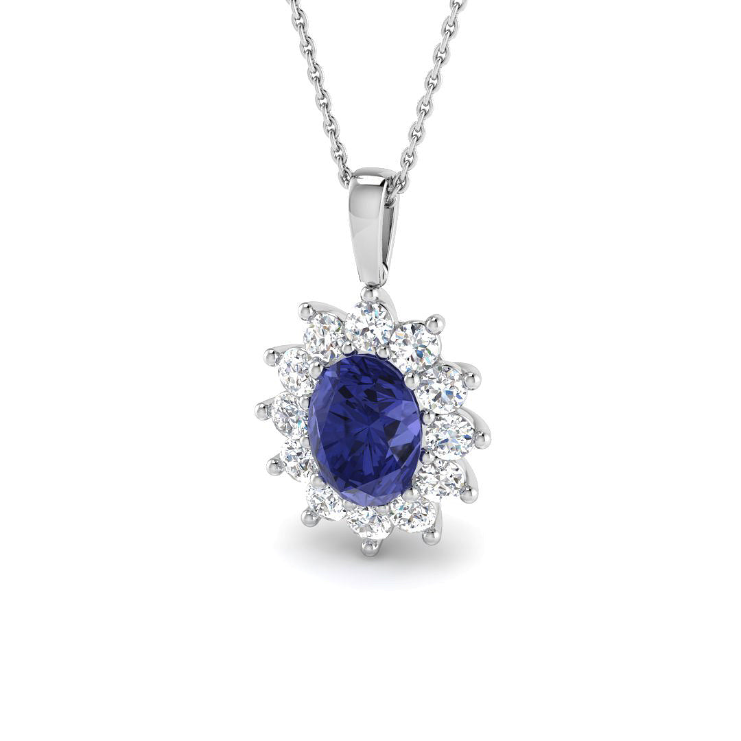 SP6609 — Pendant - 9k White Gold